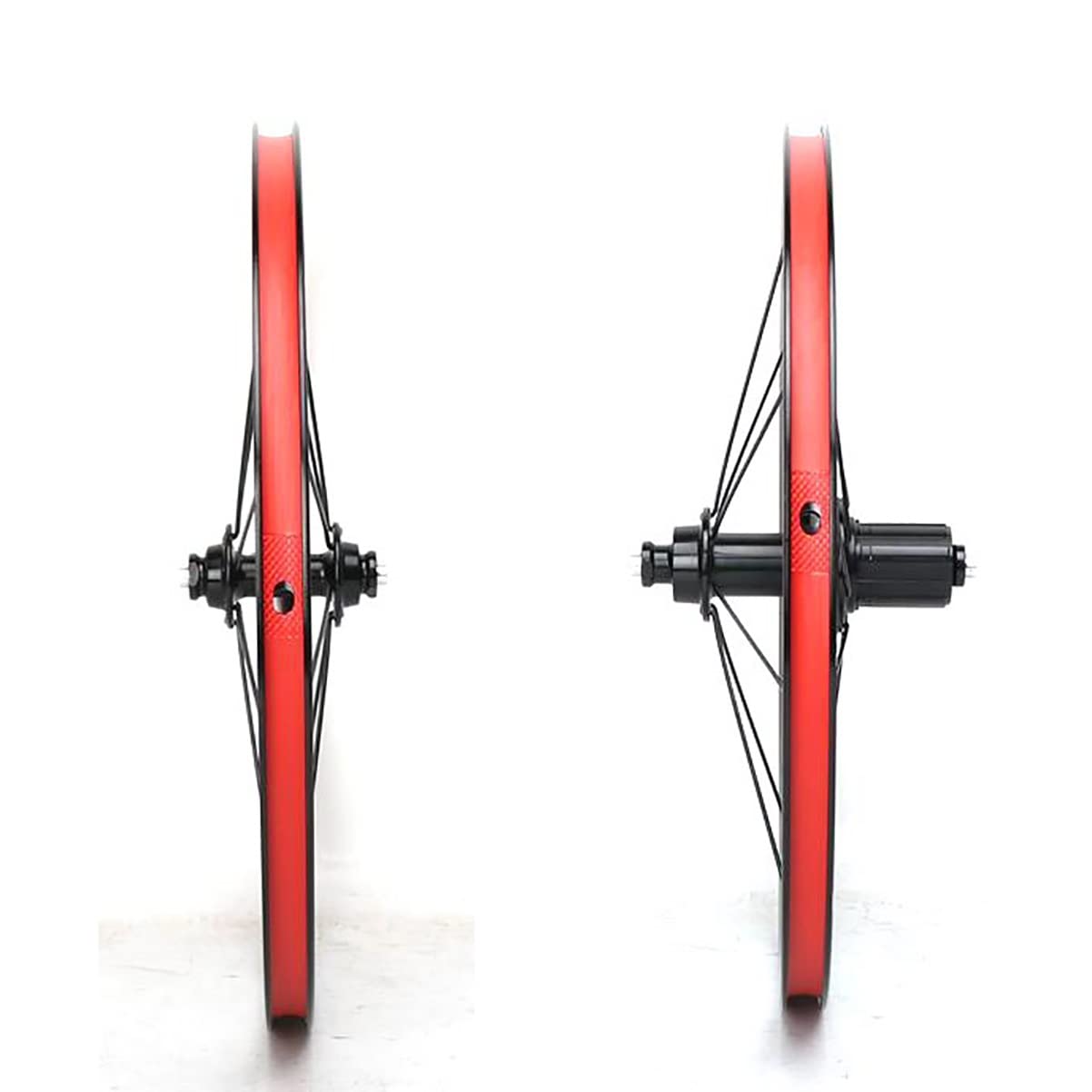 16'' Juego De Ruedas Plegables 349 Ruedas BMX Llanta/Freno V Cierre Rápido | 16/21H Bujes 74/130mm Para Cassette 7-11 Velocidades(Silver)