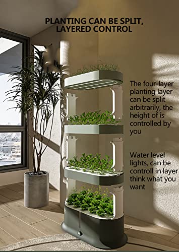 ROLTIN Hydroponics Tower, 48 Pods Garden Hydroponic Growing System ...