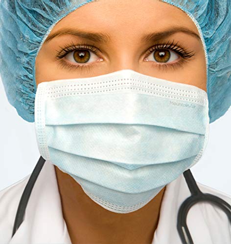 50 Earloop Face Masks - Pollution, Dust, Easy Over Mouth and Ears