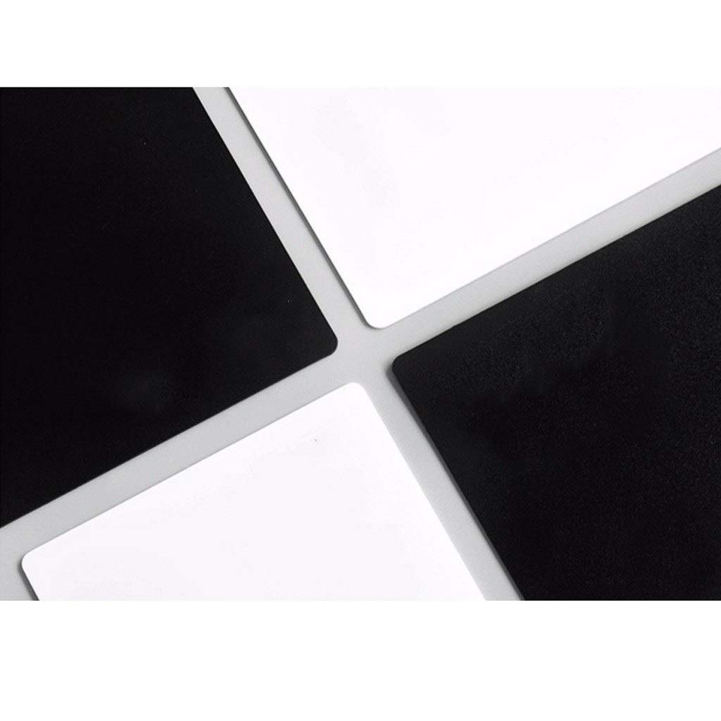 Presse-papiers de fournitures de Bureau Clip di plastica a Forma di Lettera con Clip a Basso Profilo (Confezione da 10) Clip à Profil Bas Durable (Color : Black, Dimensione : A5)
