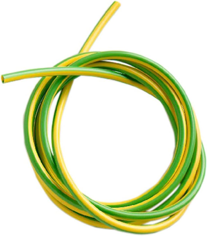 BH01484 Earth Sleeving, 2.0mm Yellow & Green, 1 Metre (39 inch) 2.0 mm Underground Pipe, Yellow/Green, 1 m