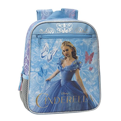 Disney Princesas Cinderella Mochila Preescolar adaptable Multicolor 23x28x10 cms Poliéster