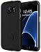 Galaxy S7 Edge Case: Stalion Secure Shell & Belt Clip Holster Combo with Kickstand (Jet Black) 180° Degree Rotating Locking Swivel + Shockproof Protection