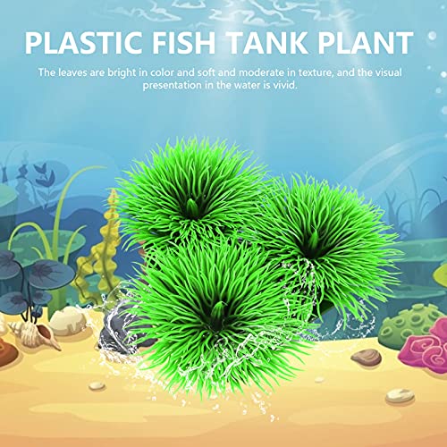 Image of Tyenaza Fish Breeding Grass, Aquarium Fish Tank Plastic Plants Ornamental Fish Betta Resting Spawning Bed Plastic Aquarium Plants Fish Tank Supplies