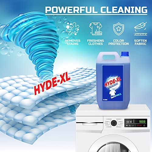HYDE-XL-LIQUID-DETERGENT-5-Litres-Suitable-for-Top-Load-Front-Load-Washing-Machine-and-Bucket-Wash