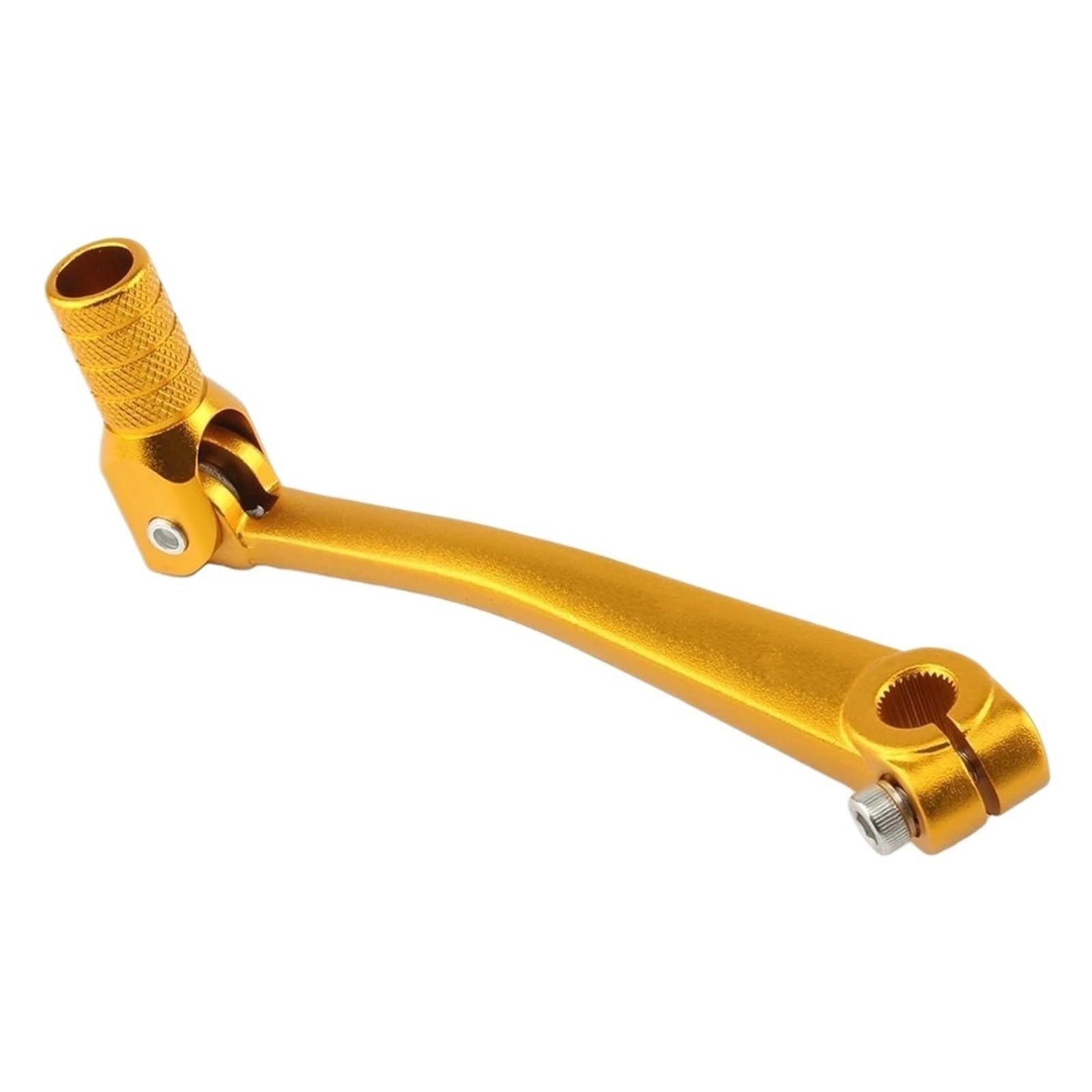 AWEUDNHI Starter Recoil Universal Motorcycle Gear Shift Lever Fit for Suzuki 125-250cc ATV Pit Dirt Bike Motocross Accessories Refit(Yellow)