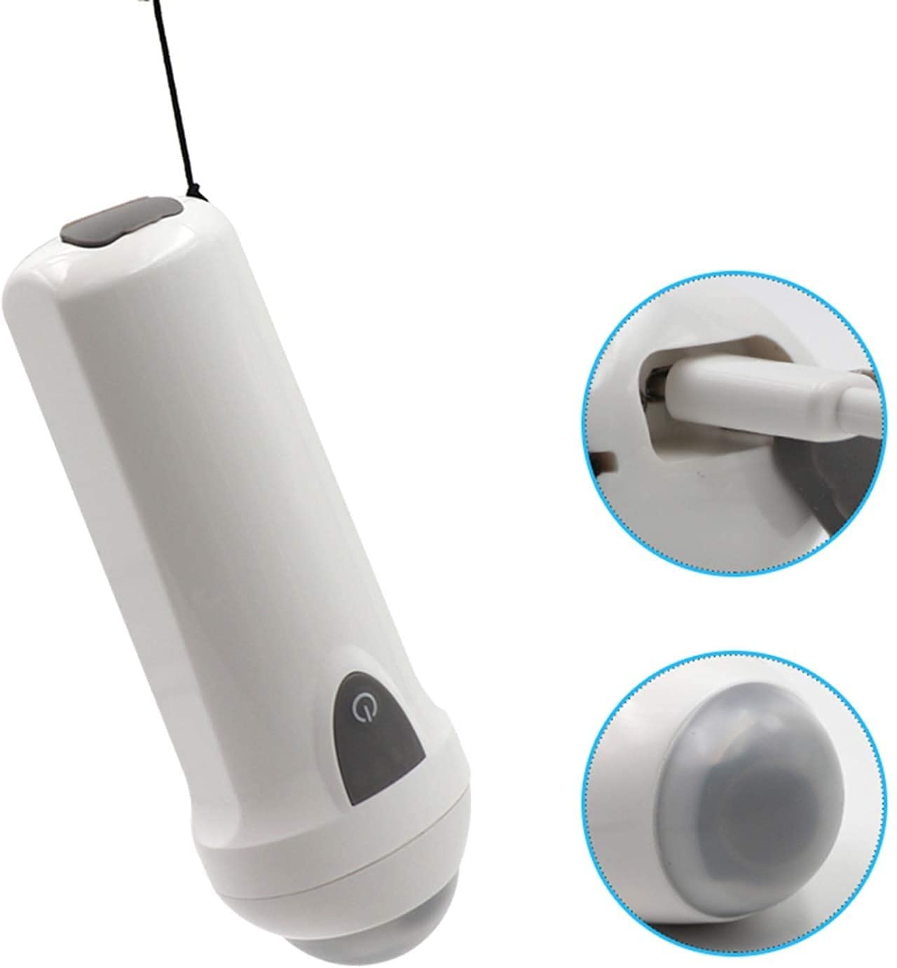 Scanner Ad Ultrasuoni Veterinario Macchina Scanner A Ultrasuoni Portatile Wireless con Sonda Meccanica da 3,5 MHz, Macchina A Ultrasuoni Ricaricabile per Maiale