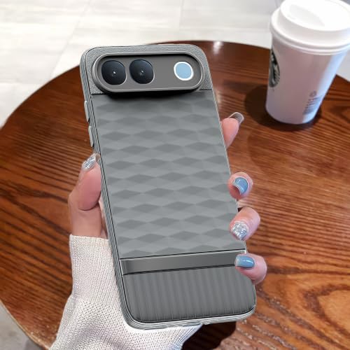 Image of Outlouders Back Cover for Vivo S2 5G | Full Camera Protection | TPU Soft Flexible Shockproof Bumper Case (Grey)