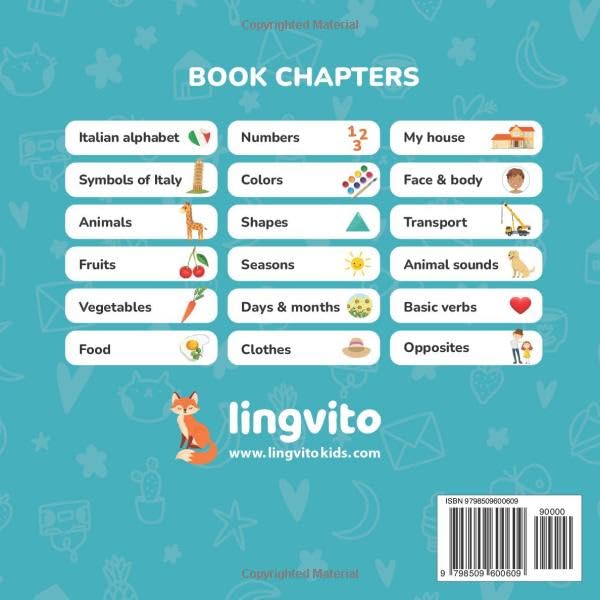 My First Italian Book. Italian-English Book for Bilingual Children: Italian-English children's book with illustrations for kids. A great educational ... Books for Bilingual Children) Paperback – May 24, 2021 - Image 3