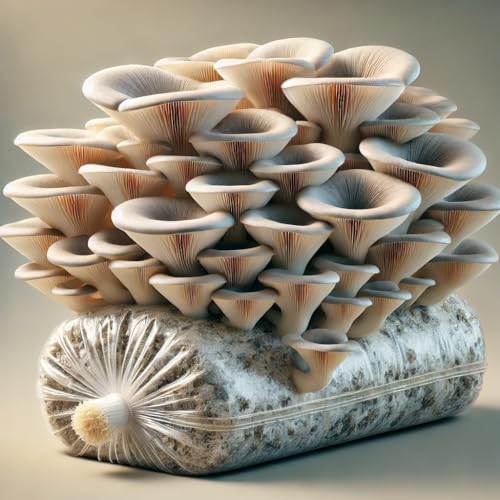 22Day Seeds: Oyster Mushrooms Spores/Pleurotus ostreatus/Non GMO/Heirloom