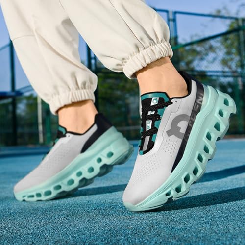 Men's Fashion Sneakers Breathable Mesh Running Shoes Cushioned Athletic Sneakers Non Slip Soft Sole Casual Athletic Walking Shoes2