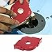 Evwoge Aluminum Alloy Radius Jig Router Templates, Radius Quick-Jig Bit Templates for Routing Rounded Corners R10 R15 R20 R30, Set of 2
