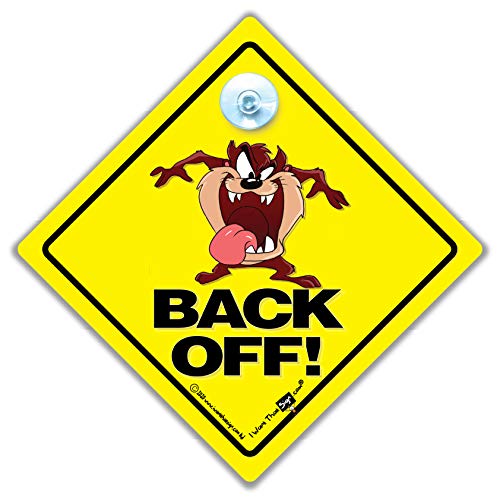 DRIVING iwantthatsign.com Back Off Car Sign, Back Off Car Sign, Back Of Taz, Funny Car Sign, Bumper Sticker, Tailgater Car Sign, Joke Car Sign, Baby On Board Car Sign, Driver Car Sign, Decal