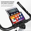 Exercise Bike 13Lbs Flywheel Cycling Exercise Stationary Bikes for users up to 175cm Cardio Indoor Workout Machine Bike Belt Drive Resistance Levels with LCD Digital Monitor & Pulse for Home Gym Lose Weight