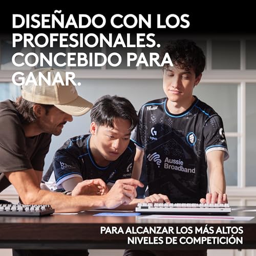 Logitech G Pro X TKL Lightspeed, Teclado inalámbrico para Gaming - Blanco - US INT'L - Tactile - imagen 2