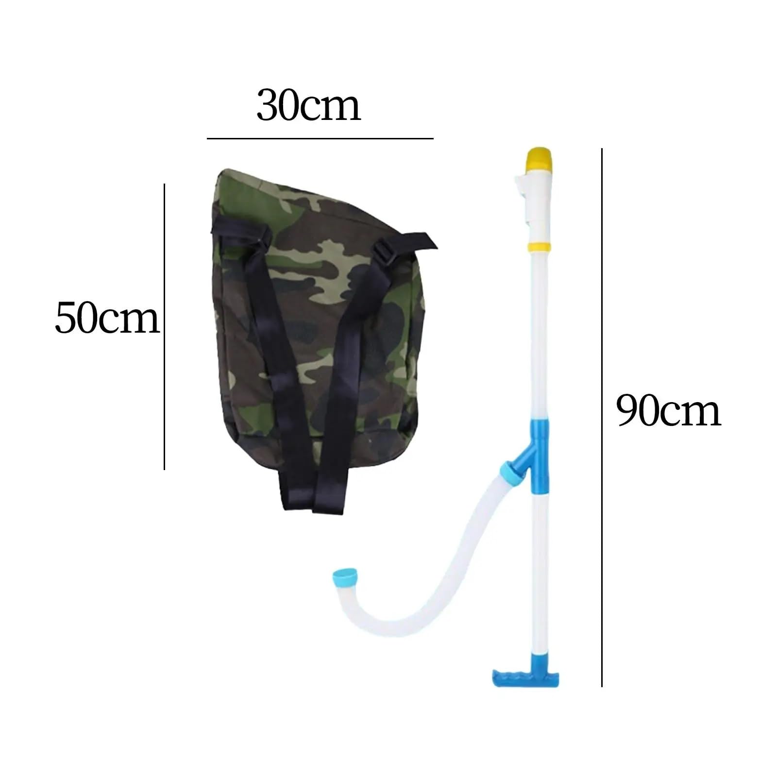 Semoir Épandeur d'engrais Outil de semis de Jardin Sac à Dos agricole Pulvérisateur d'engrais Manuel Durable et Efficace semoir Manuel(PVC)