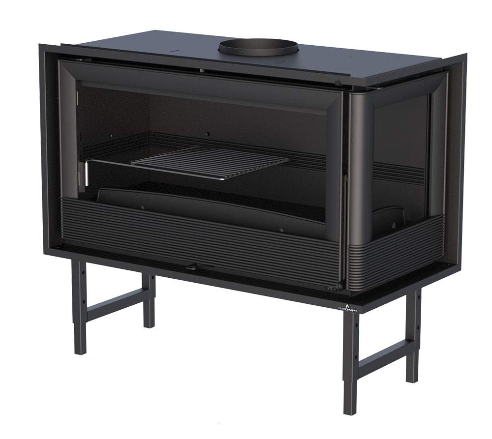 BRONPI Estufa DE LEÑA INSERTABLE Modelo PARIS-90 E D
