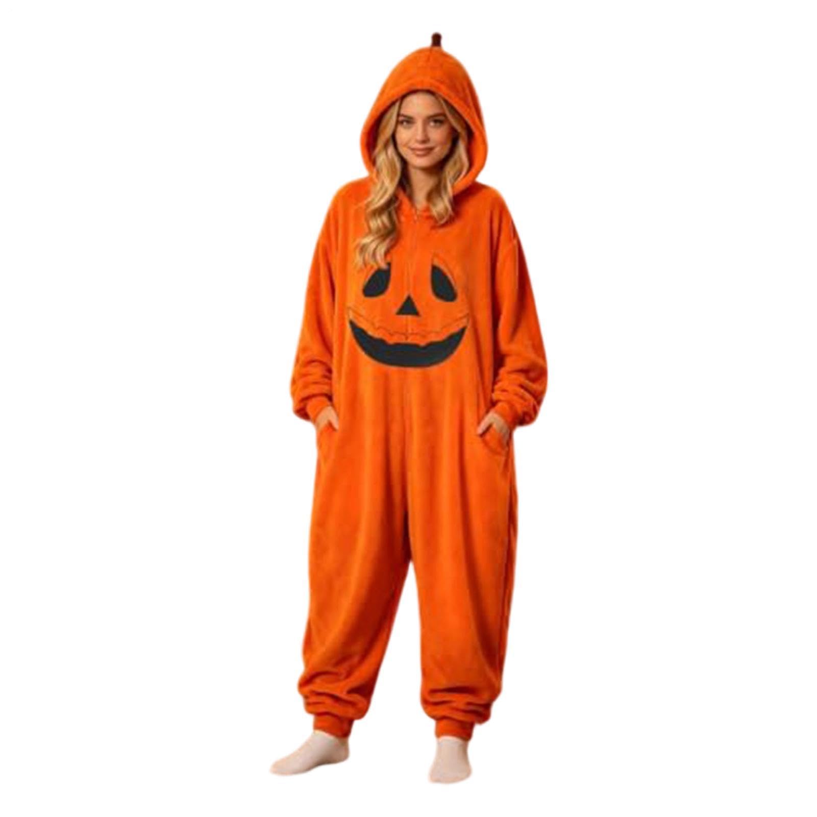 Kostium dyniowy dla dorosłych na karnawał do odgrywania ról na Halloween