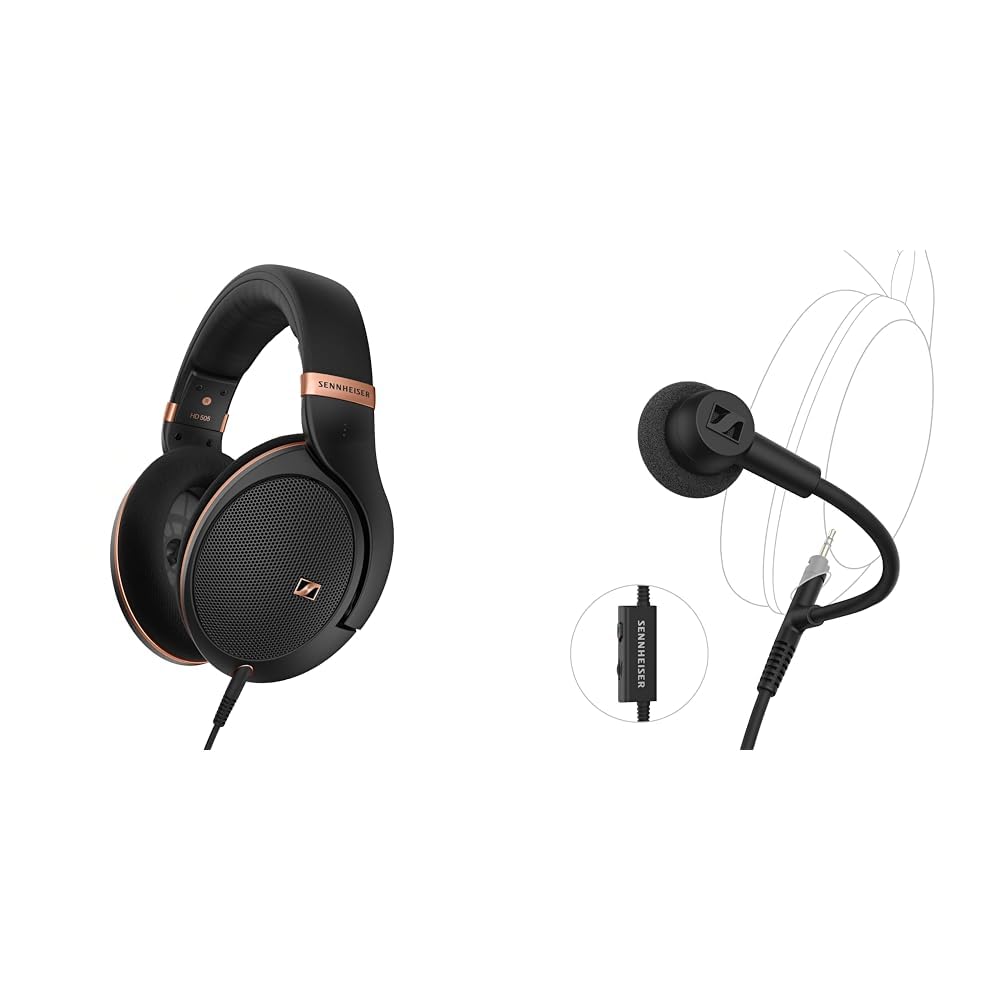 Amazon.com: Sennheiser HD 505 Headphones + 500 BAM Microphone
