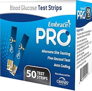 EmbracePRO Blood Glucose Test Strips 50ct Vial