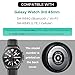 GREEN FUSION for Galaxy Watch 3 (45mm) Battery Replacement, EB-BR840ABY Battery Compatible with Samsung Galaxy Watch 3 45mm (GPS/4G) SM-R840 SM-R845, with Installation Instruction & Repair Toolkit