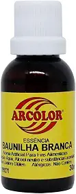 Essência Baunilha Branca -30ml Arcolor