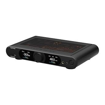 TOPPING DX9 Discrete Fully Balanced 1-Bit DAC & Headphone Amplifier | 131dB DNR | Six-Channel NFCA Module | LDAC Bluetooth 5.1 | Ten-Band PEQ | Hybrid Relay Volume Control Black