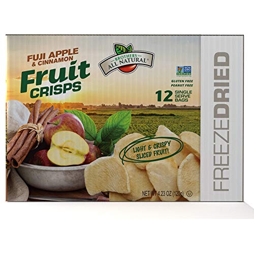 Brothers-ALL-Natural Fruit Crisps, Fuji Apple and Cinnamon, 0.35 Ounce (Pack of 12)