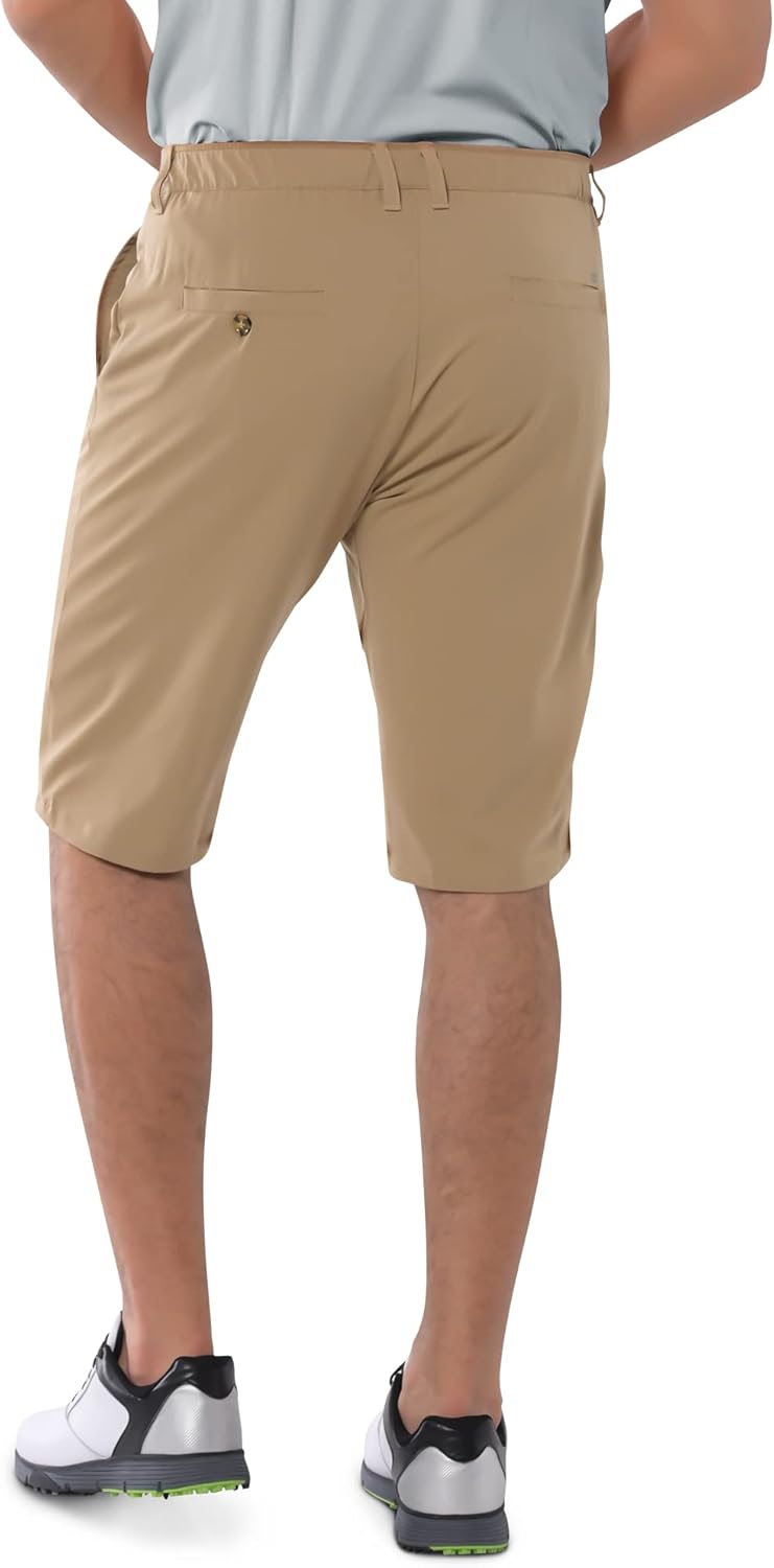 33,000ft Men's Golf Shorts Dry Fit, Lightweight Quick Dry Golf Stretch Shorts with Pockets 11" Inseam for Travel Casual - Image 3