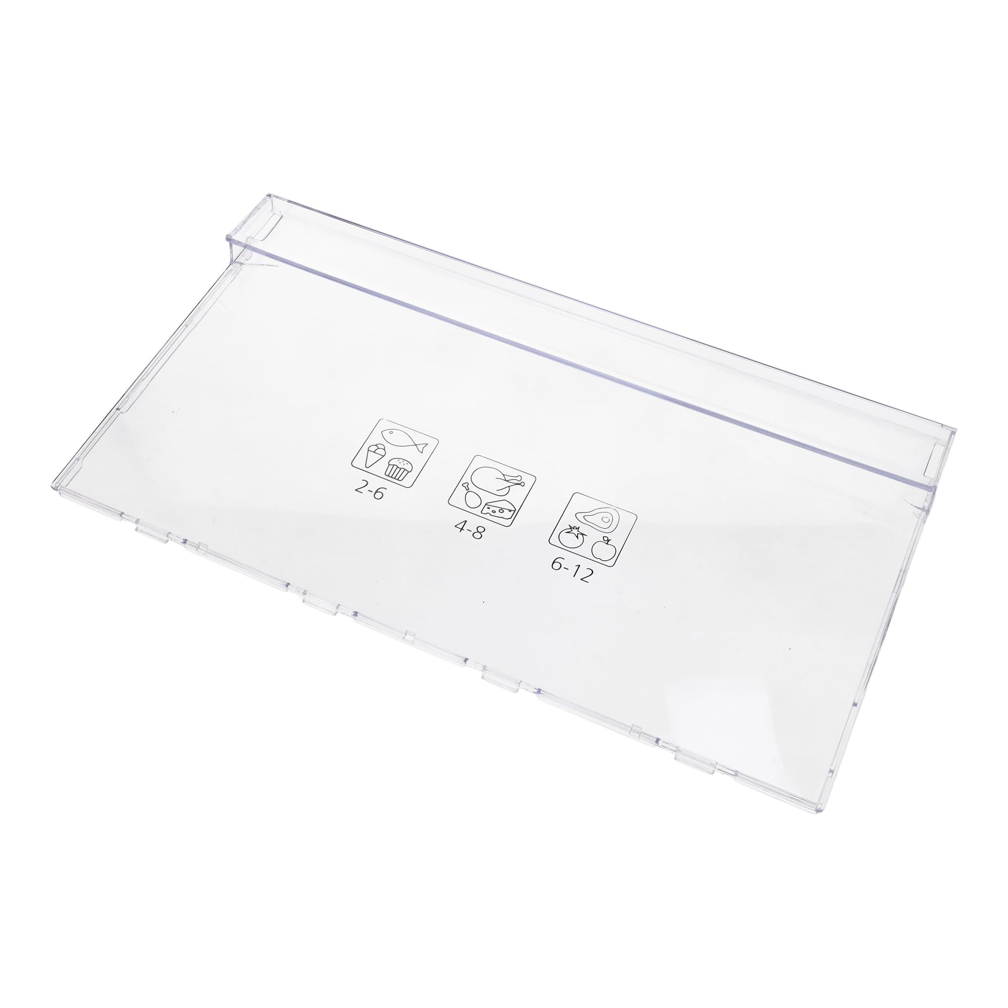 sparefixd Per Beko CXFG1685DW CXFG1685W - Cassetto inferiore per congelatore