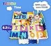 Baby Play Mat with Fence, foam letters, and tiles. Playmat for kids, toddlers, & infants. Tummy Time mat, Ball pit, activity center gym floor playpen. 57