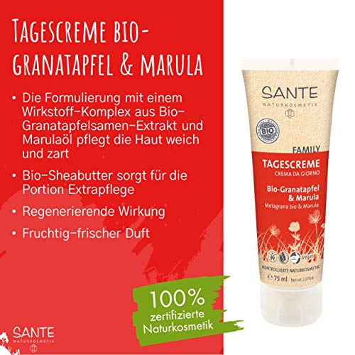 SANTE Naturkosmetik Day-Cream Bio-Granatapfel und Marula, 75ml - Image 3