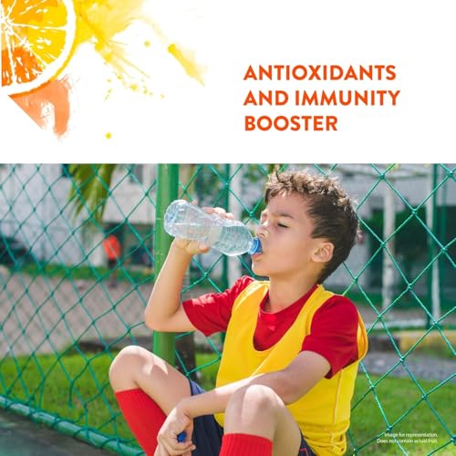 Image of Limcee Chewable Natural Vitamin C Chewable Tablets 500mg || Tangy Orange Flavour || Boost Immunity || Supports Energy || Antioxidant || Skin Care || Men and Women -15 Tabs (Pack of 5)