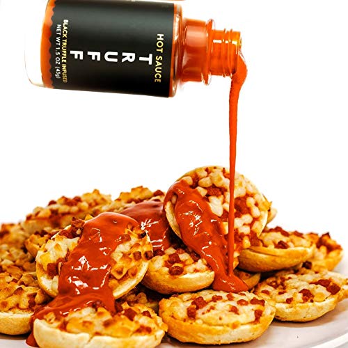 TRUFF Hot Sauce 4Pack Mini Set, Portable Travel Bottles of Gourmet Hot