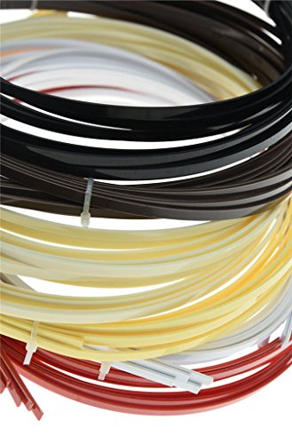 Kaish 5Pcs Black Acoustic Classical Guitar Binding Purfling Strips Abs Binding Strip 1650X5X1.5Mm #TOP4