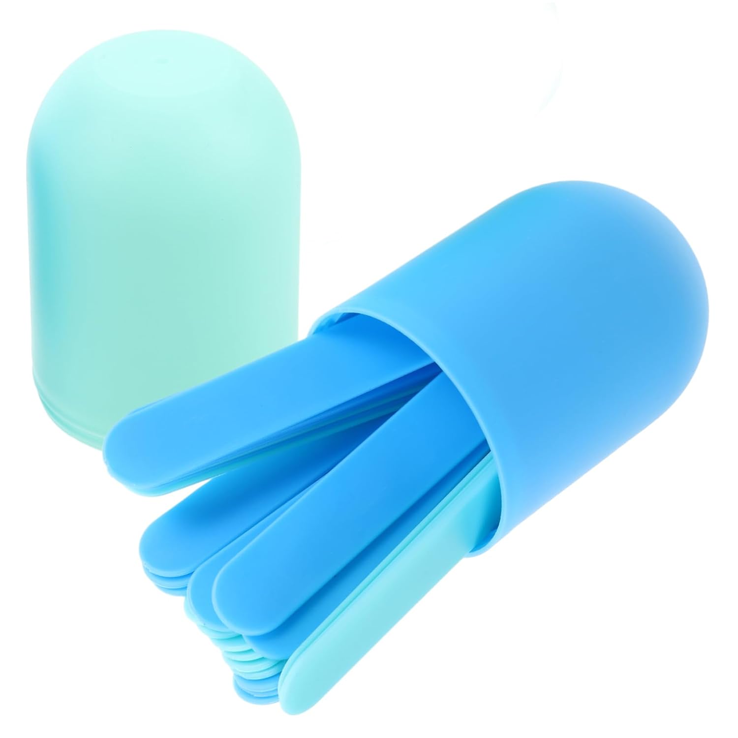 26pcs Plastic Tongue Depressor Set Oral Care Sticks for Boys and Girls Adults Flavored Tongue Stickers for Clinic