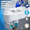 Pipe Bobo Drain Cleaner, Drain Clog Remover, Sink and D-rain Cleaner, Professional Strength Pipe Dredging Formula for Kitchen Sinks, Shower Drains, Tubs, Dissolves Blockages (1Pcs)