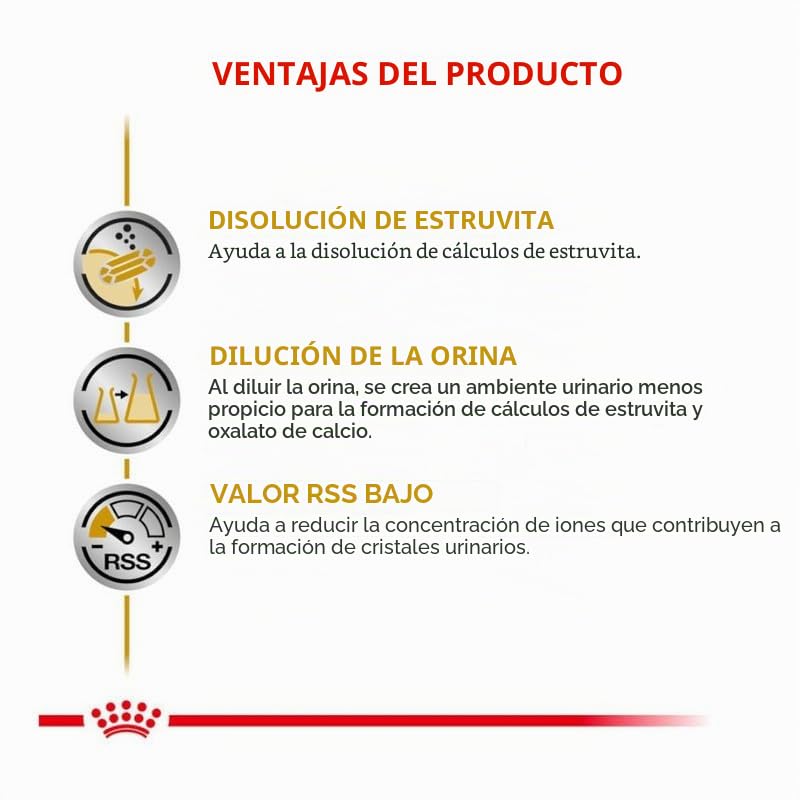 ROYAL CANIN Veterinary Urinary s/o Canine para Perros | Paquete Doble | 2 x 12 x 100 g | Comida húmeda para Perros | Trozos Finos en Salsa | para Ayudar a disolver los cálculos de estruvita