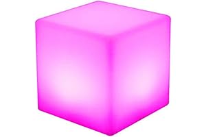 RGB LED Glow Cube Chair: A Beacon of Ambient Illumination
