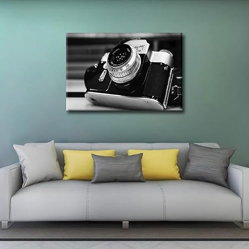 Vista 278 de 1 lienzo decorativo para pared, ferrocarril a través del bosque de pinos con niebla, decoración moderna para el hogar, sala de estar, arte de pared