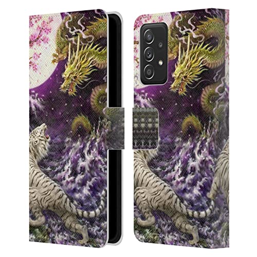 Coque portefeuille Galaxy A52 anti-rayures style fantastique pour ranger cartes et billets