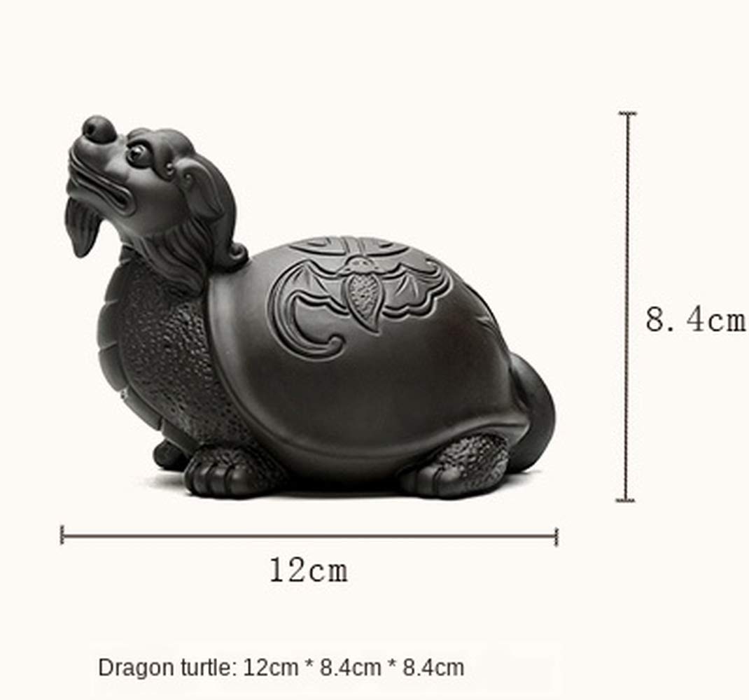 Tea Ornaments Purple Clay Tea Set Lucky Dragon Turtle Tea Ceremony Tea Pet