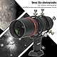 Svbony SV165 Mini Guide Scope 40F4, 1,25Zoll FMC-Beschichtung mit Spiralförmigem Fokussierer, Koaxiale Ausrichtung, Einstellbar Aluminiumlegierung, Kompatibel mit ZWO QHY Auto Guide Find Camera