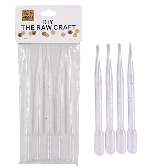 Aadya Crafts Resin Dropper Pipette 3ML Ink Dropper Transparent 15 ...