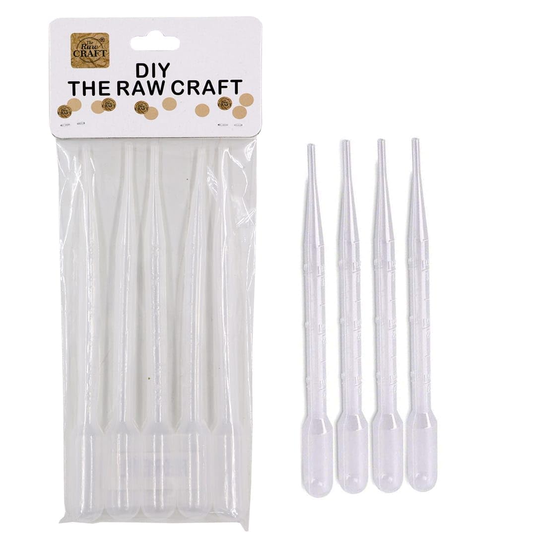 Aadya Crafts Resin Dropper Pipette 3ML Ink Dropper Transparent 15 Pieces Set (Size: 15x1 x 1 cm) (Capacity: 3ML)-image-31