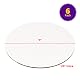DecoPac Round Cake Board, Waxed Greaseproof finish, Sturdy Corrugated Cake Board, Pack of 6, White - 7 Inch Product Image 3