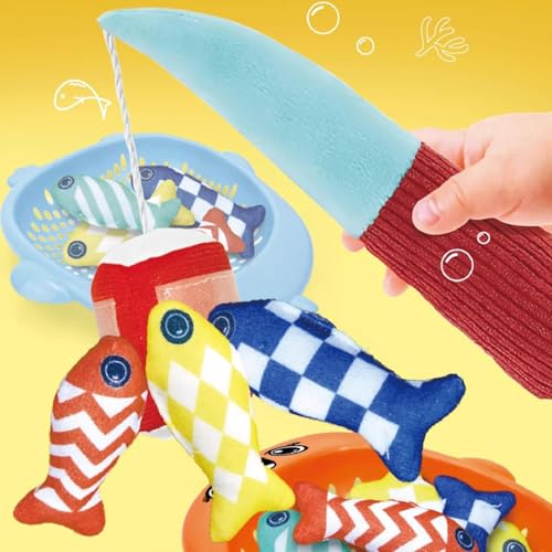 Jeu de pêche éducatif et puzzle interactif lavable pour maternelle - 3
