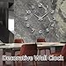 Mintime Large Wall Clock Battery Operated DIY Wall Clock for Modern Decorative Living Room/Office