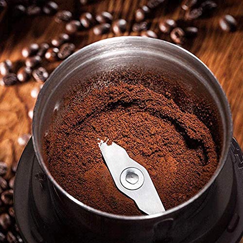 JRZTC Molinillo de café eléctrico portátil, máquina de molienda de Polvo de Acero Inoxidable para nueces, Hierbas… - Imagen 3