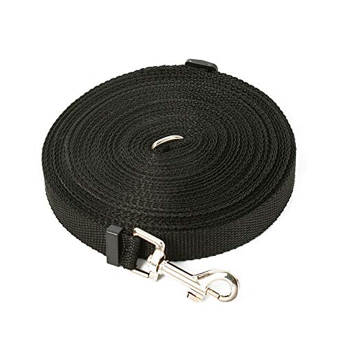 10M Guinzaglio da Addestramento Per Cani, Multiuso, Extra Lungo, In Nylon, con Ganci in Lega Di Zinco, Adatto per Cani Di Taglia Grande, Media e Media